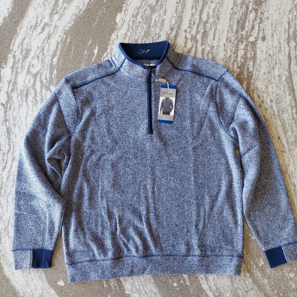 Greg Norman Collection 1/4 Zip Sweater - Picture 4 of 4